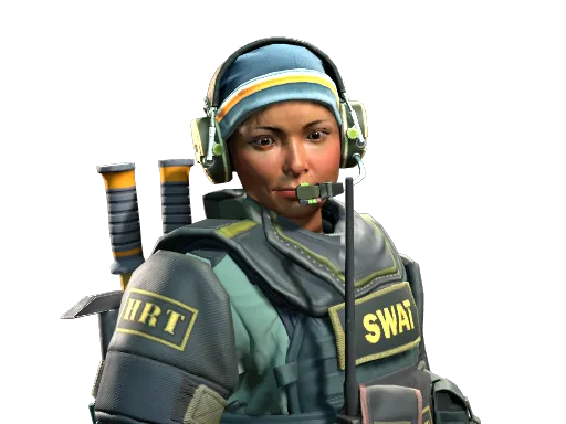 1st Lieutenant Farlow, CS2 Counter-Terrorist agent skin