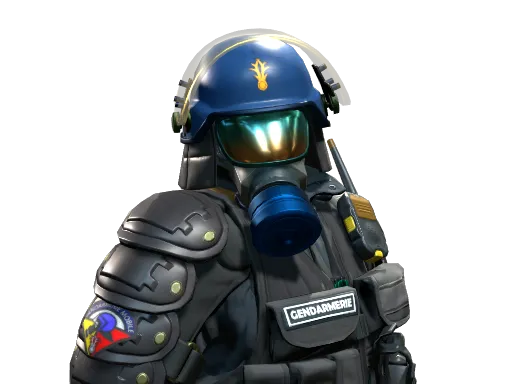Chem-Haz Capitaine, CS2 Counter-Terrorist agent skin