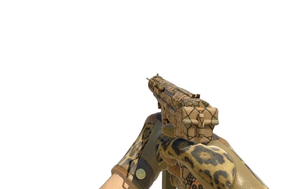 Tec-9 Blast From the Past with Queen Jaguar Driver Gloves CS2 skin combo