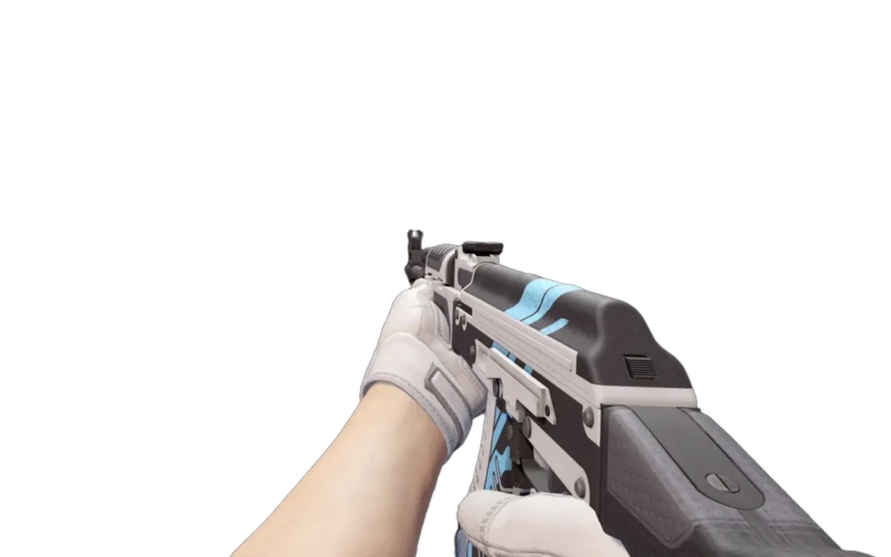 AK-47 Vulcan with Pillow Punchers Specialist Gloves CS2 skin combo