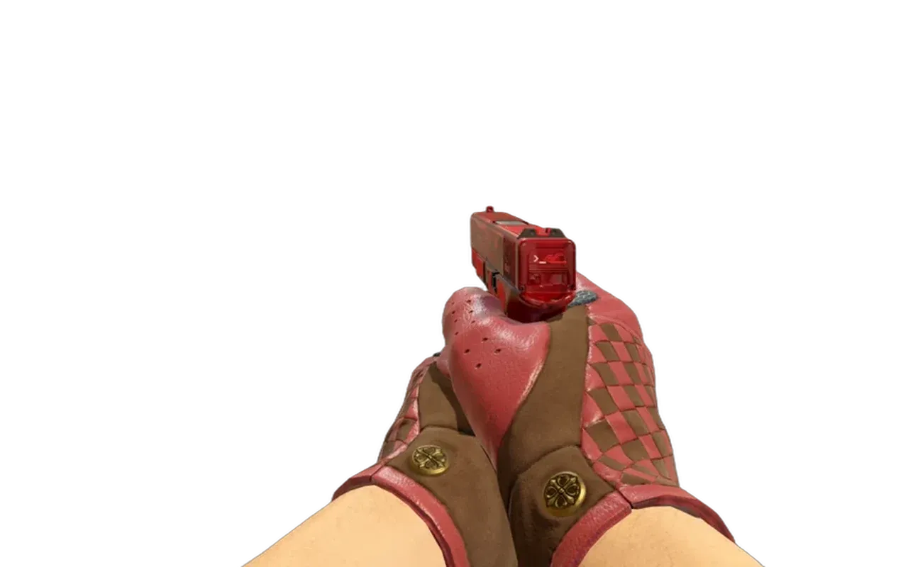 Glock-18 Ghost Protocol with Crimson Weave Driver Gloves CS2 skin combo