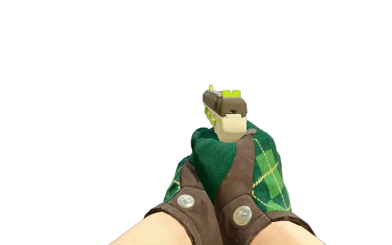 Five-SeveN Hot Shot with Hand Sweaters Driver Gloves CS2 skin combo
