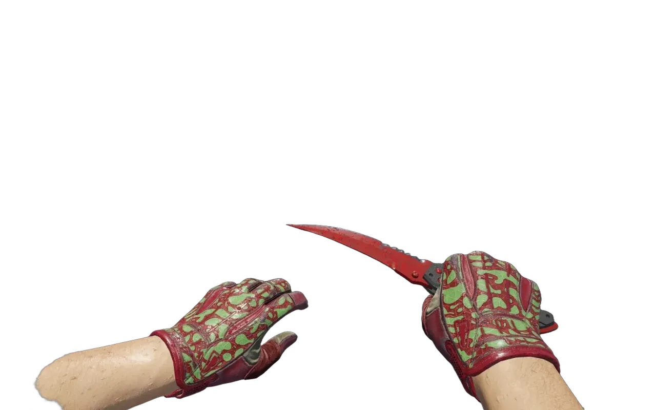 Flip Knife Autotronic with Bronze Morph Sport Gloves CS2 skin combo
