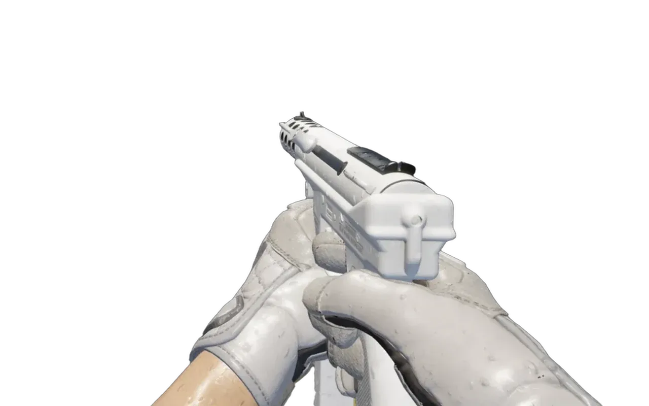Tec-9 Whiteout with Pillow Punchers Specialist Gloves CS2 skin combo