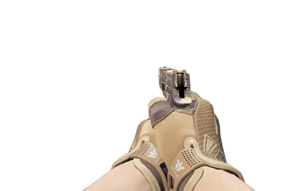 P250 Contamination with Arid Sport Gloves CS2 skin combo