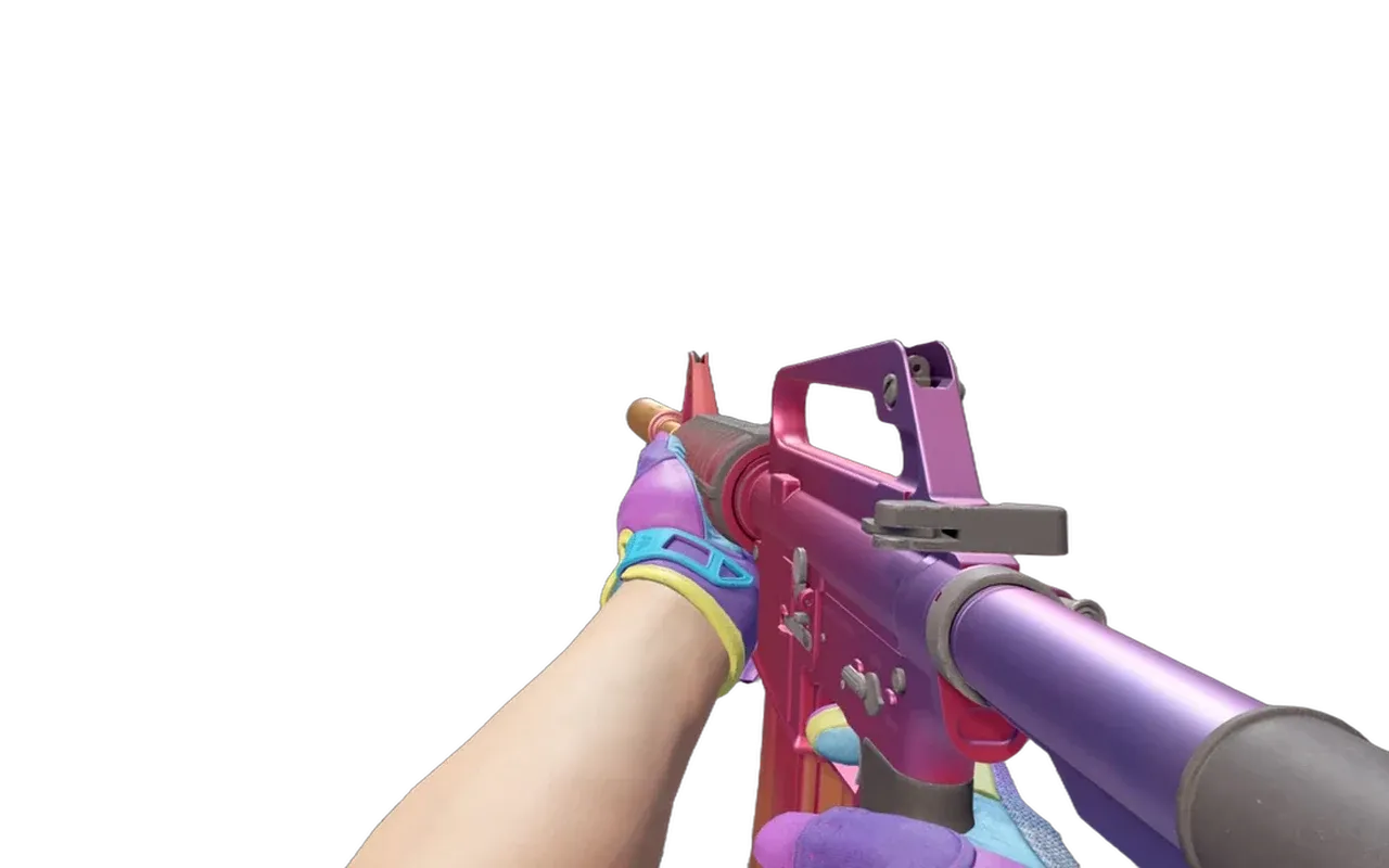 M4A1-S Fade with Ultra Violent Sport Gloves CS2 skin combo