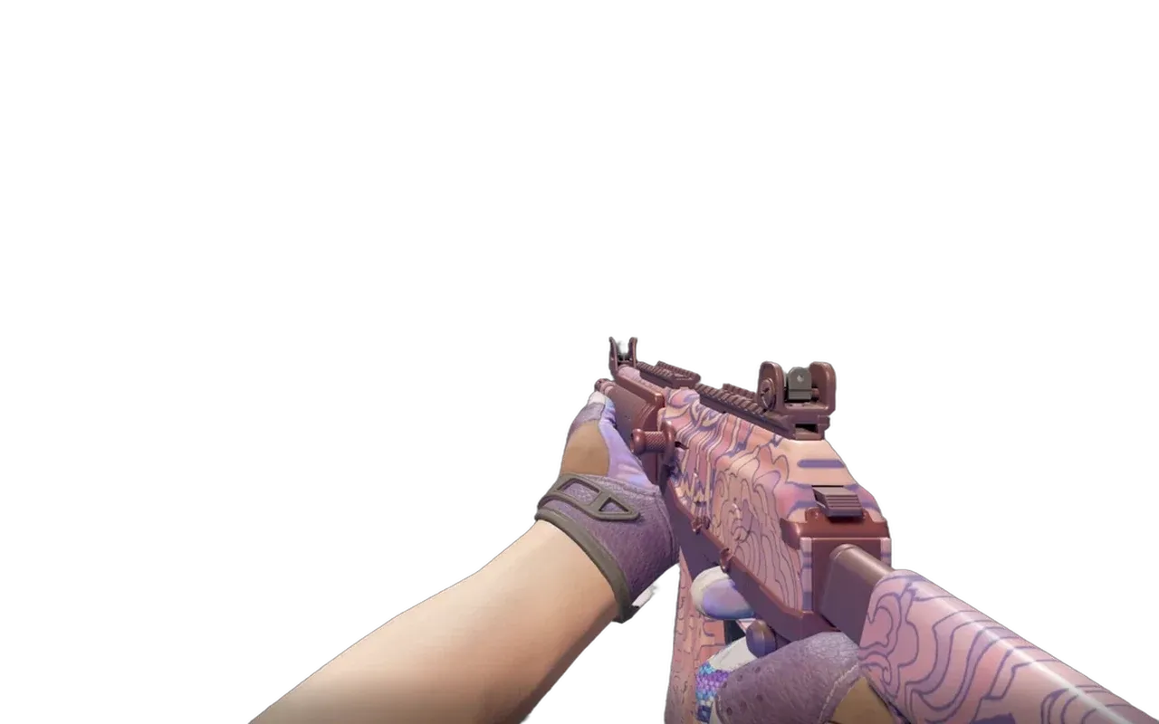 Galil AR Sky Mandala with Violet Beadwork Sport Gloves CS2 skin combo