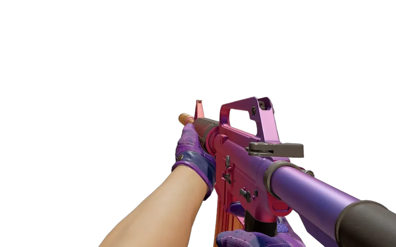 M4A1-S Fade with Imperial Plaid Driver Gloves CS2 skin combo