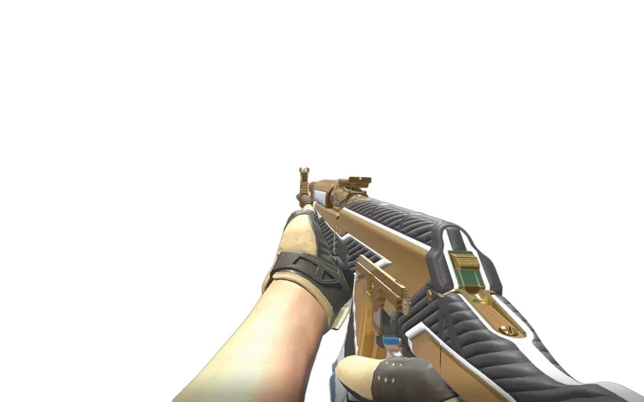 AK-47 The Oligarch with Creme Pinstripe Sport Gloves CS2 skin combo