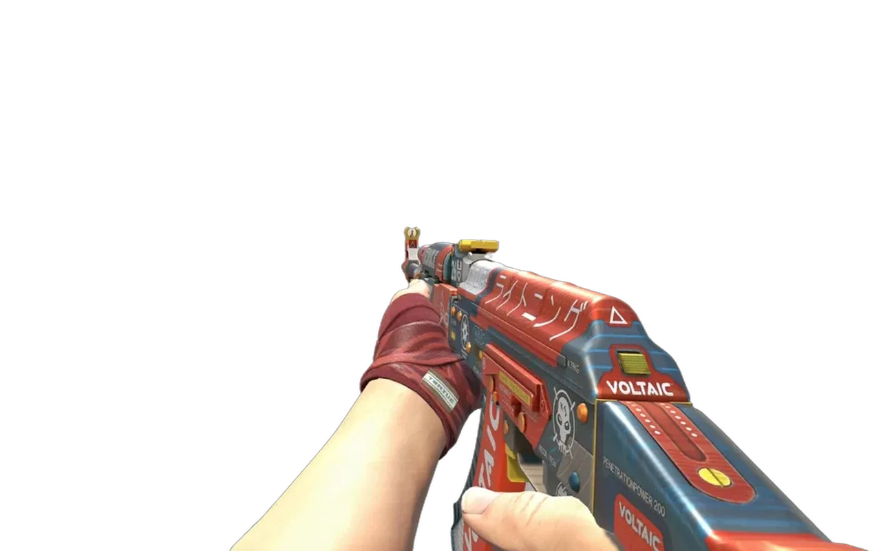AK-47 Bloodsport with Slaughter Hand Wraps CS2 skin combo