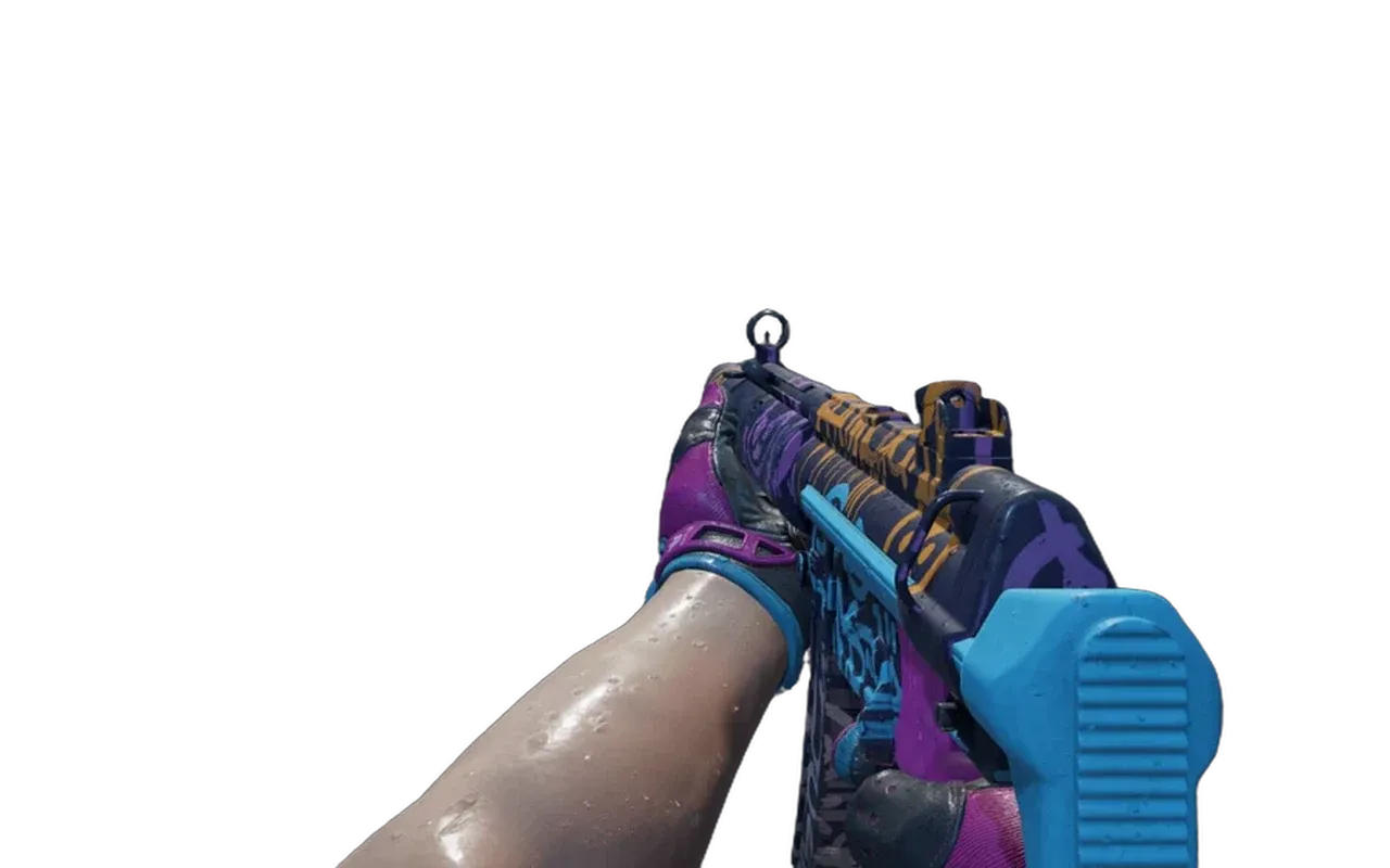 MP5-SD Neon Squeezer with Vice Sport Gloves CS2 skin combo