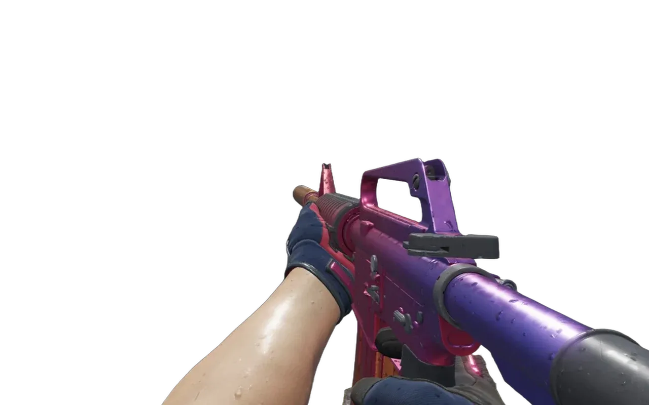 M4A1-S Fade with Fade Specialist Gloves CS2 skin combo