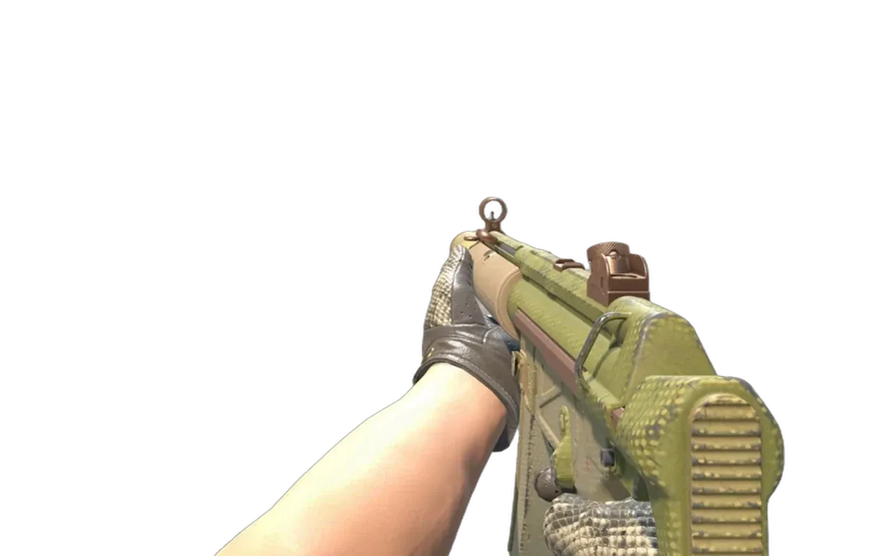 MP5-SD Savannah Halftone with Diamondback Driver Gloves CS2 skin combo