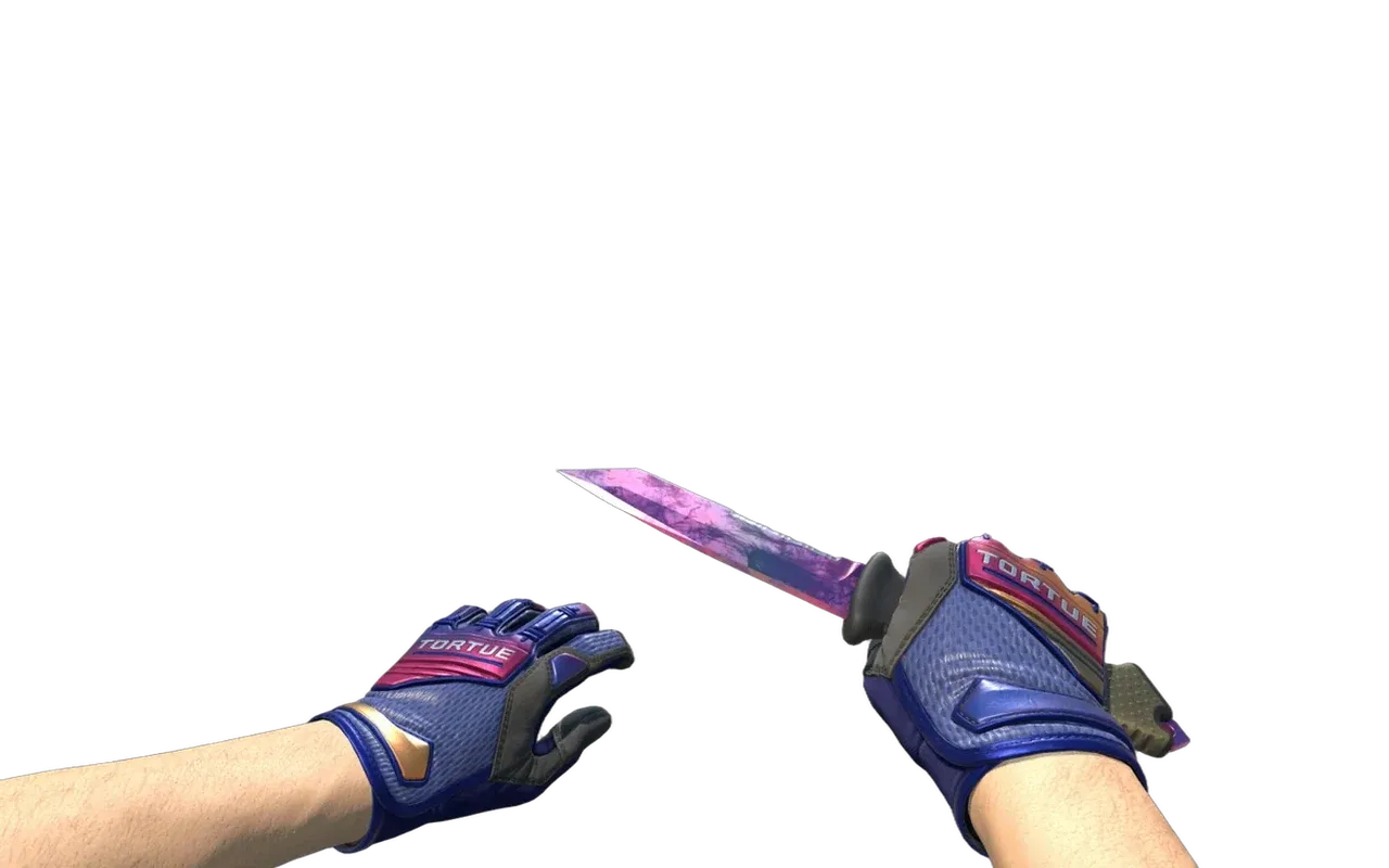 Ursus Knife Doppler Phase 2 with Fade Specialist Gloves CS2 skin combo