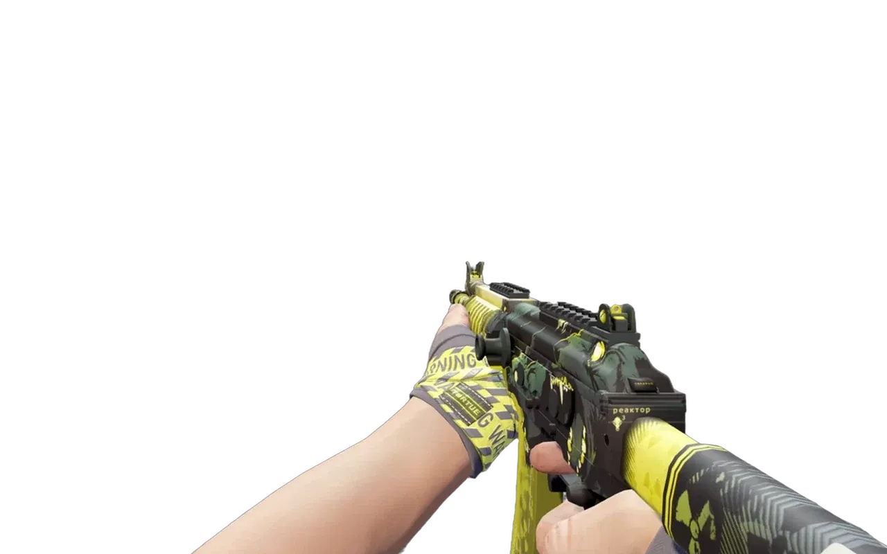 Galil AR Cerberus with CAUTION! Hand Wraps CS2 skin combo