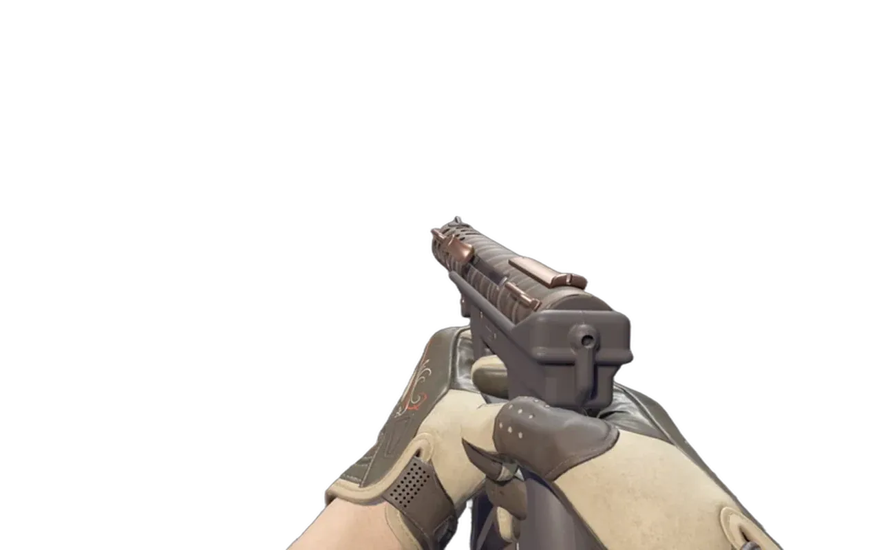 Tec-9 Tiger Stencil with Creme Pinstripe Sport Gloves CS2 skin combo