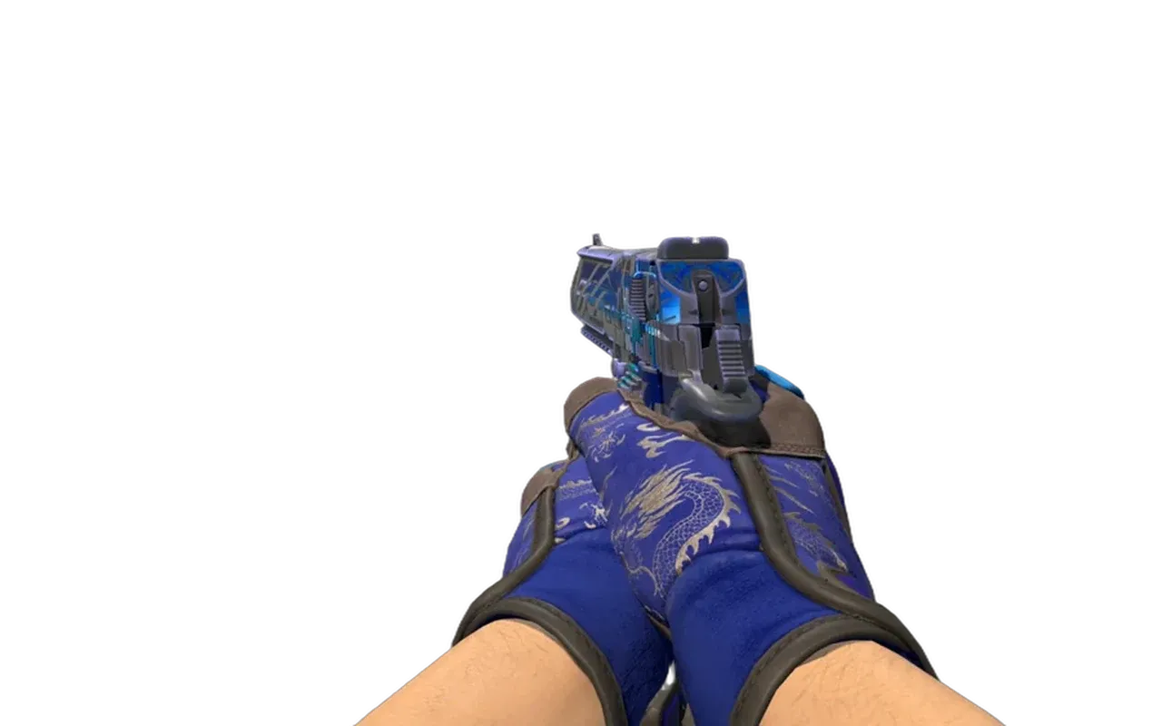 Desert Eagle Eastern Enigma with Cloud Chaser Specialist Gloves CS2 skin combo