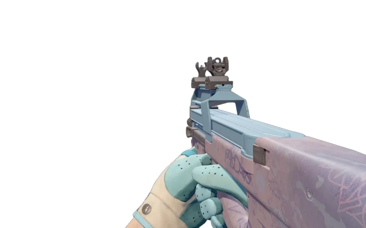 P90 Wash me with Wave Chaser Driver Gloves CS2 skin combo