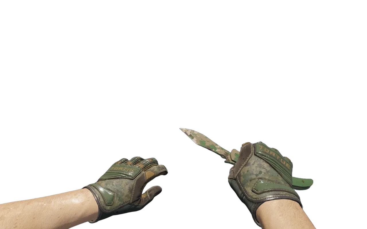Navaja Knife Forest DDPAT with Forest DDPAT Specialist Gloves CS2 skin combo