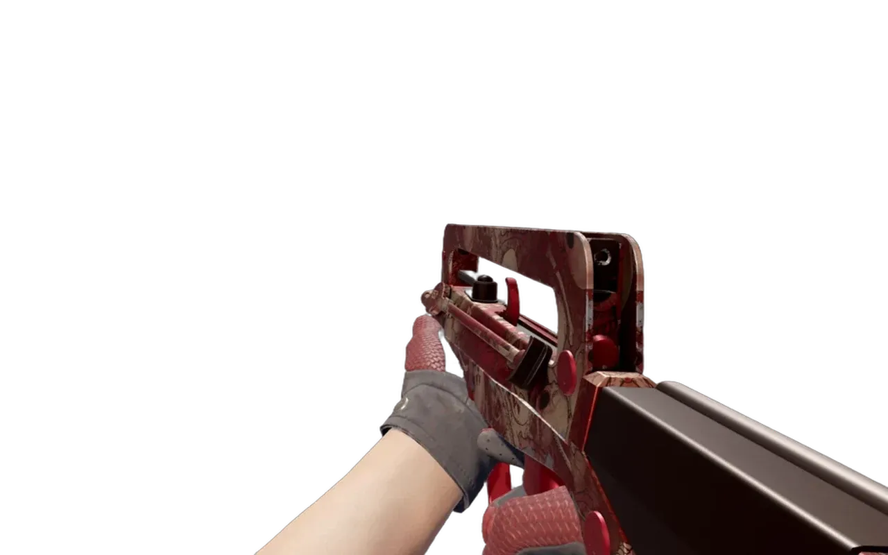 FAMAS Styx with Dragon Fists Driver Gloves CS2 skin combo