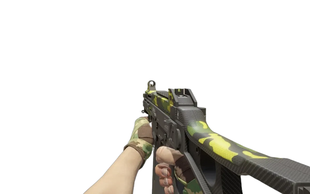 UMP-45 Riot with Arboreal Hand Wraps CS2 skin combo