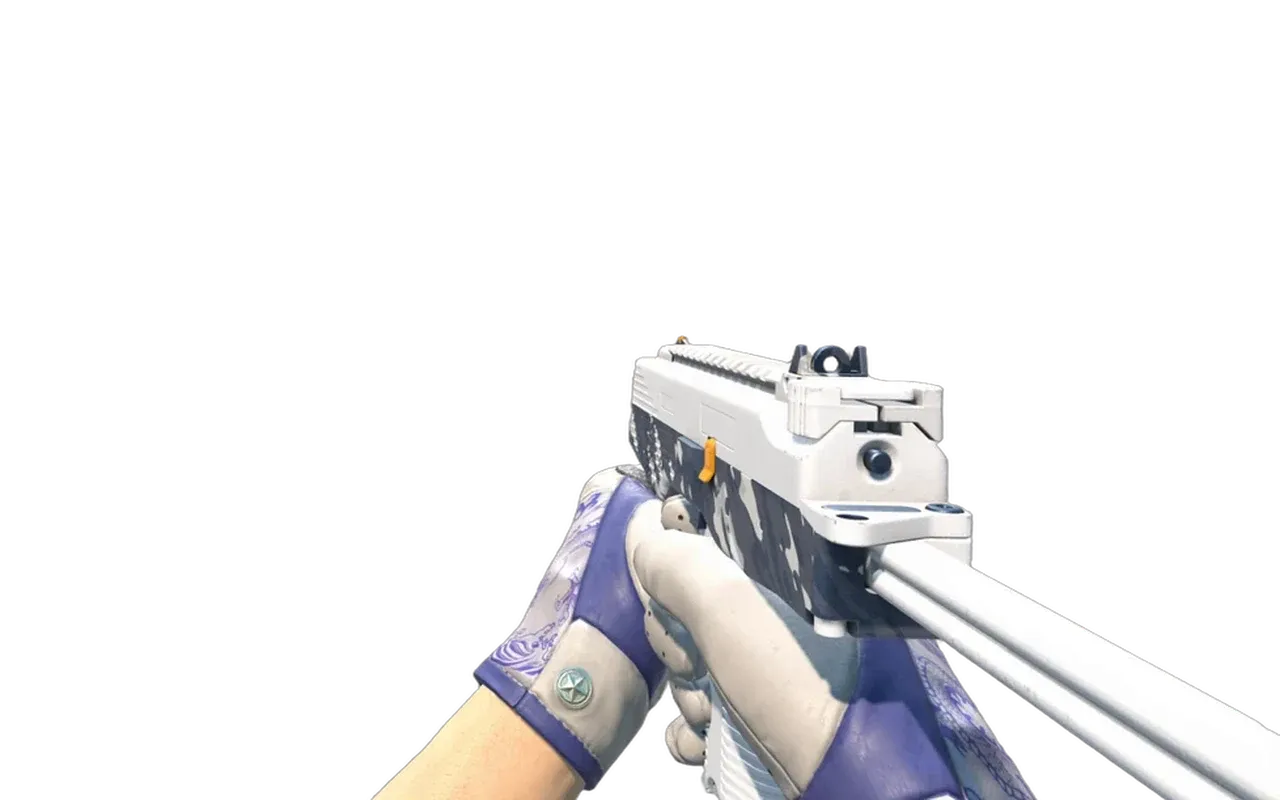 MP9 Arctic Tri-Tone with Wave Chaser Driver Gloves CS2 skin combo
