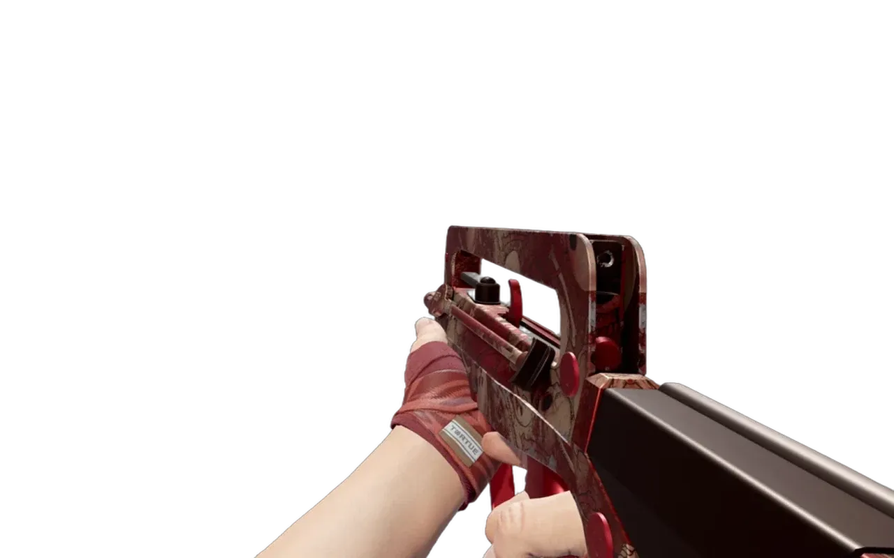 FAMAS Styx with Slaughter Hand Wraps CS2 skin combo