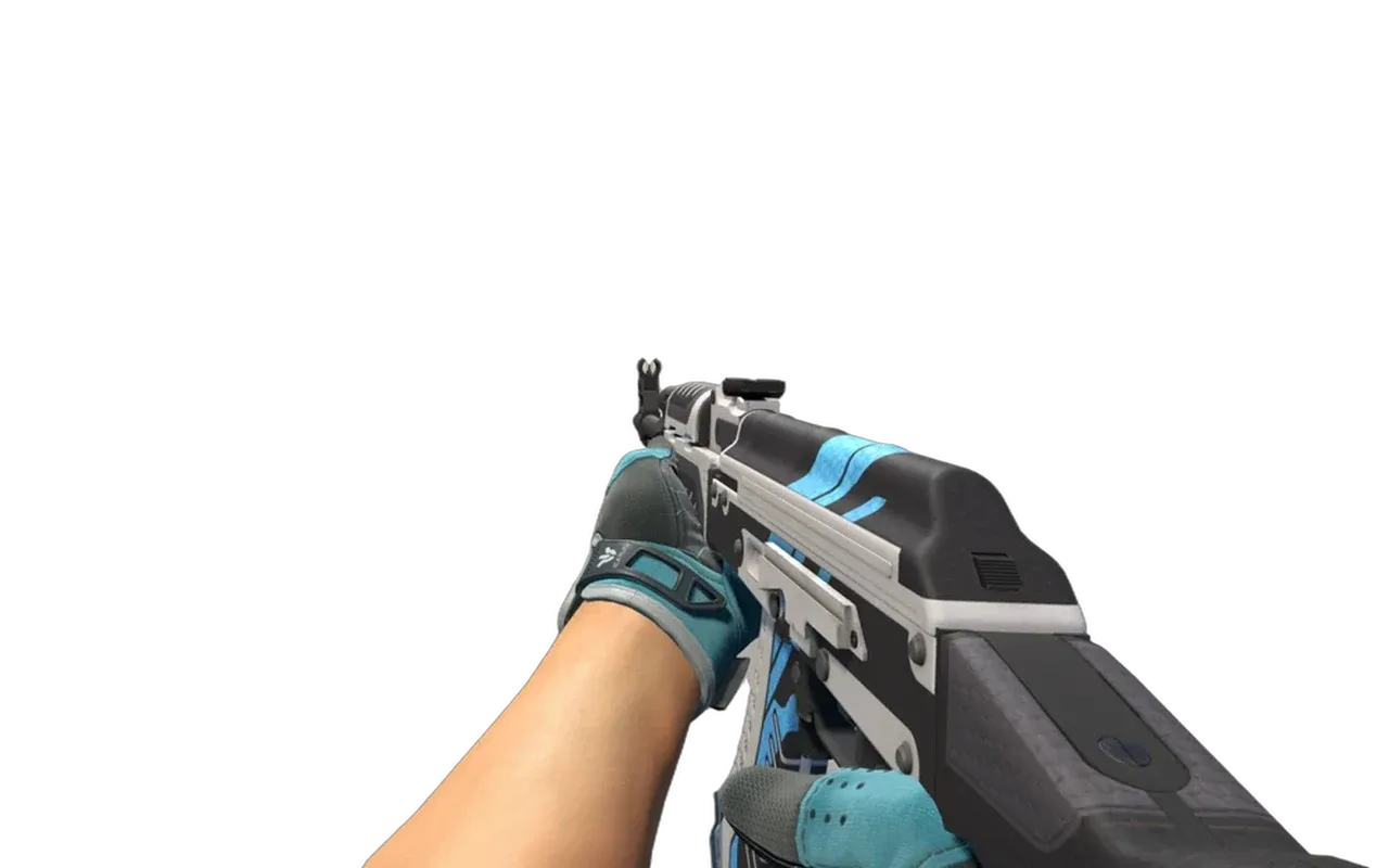 AK-47 Vulcan with Superconductor Sport Gloves CS2 skin combo