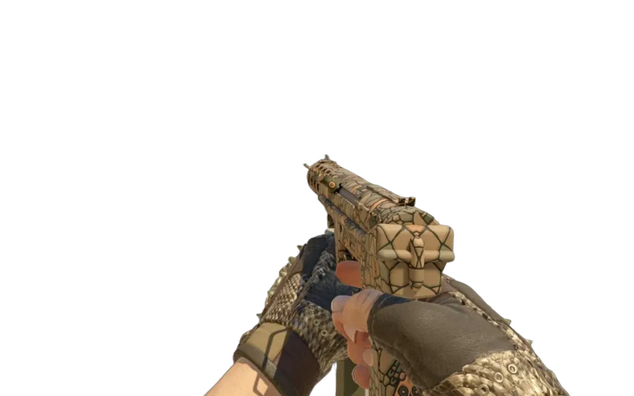 Tec-9 Blast From the Past with Rattler Hydra Gloves CS2 skin combo