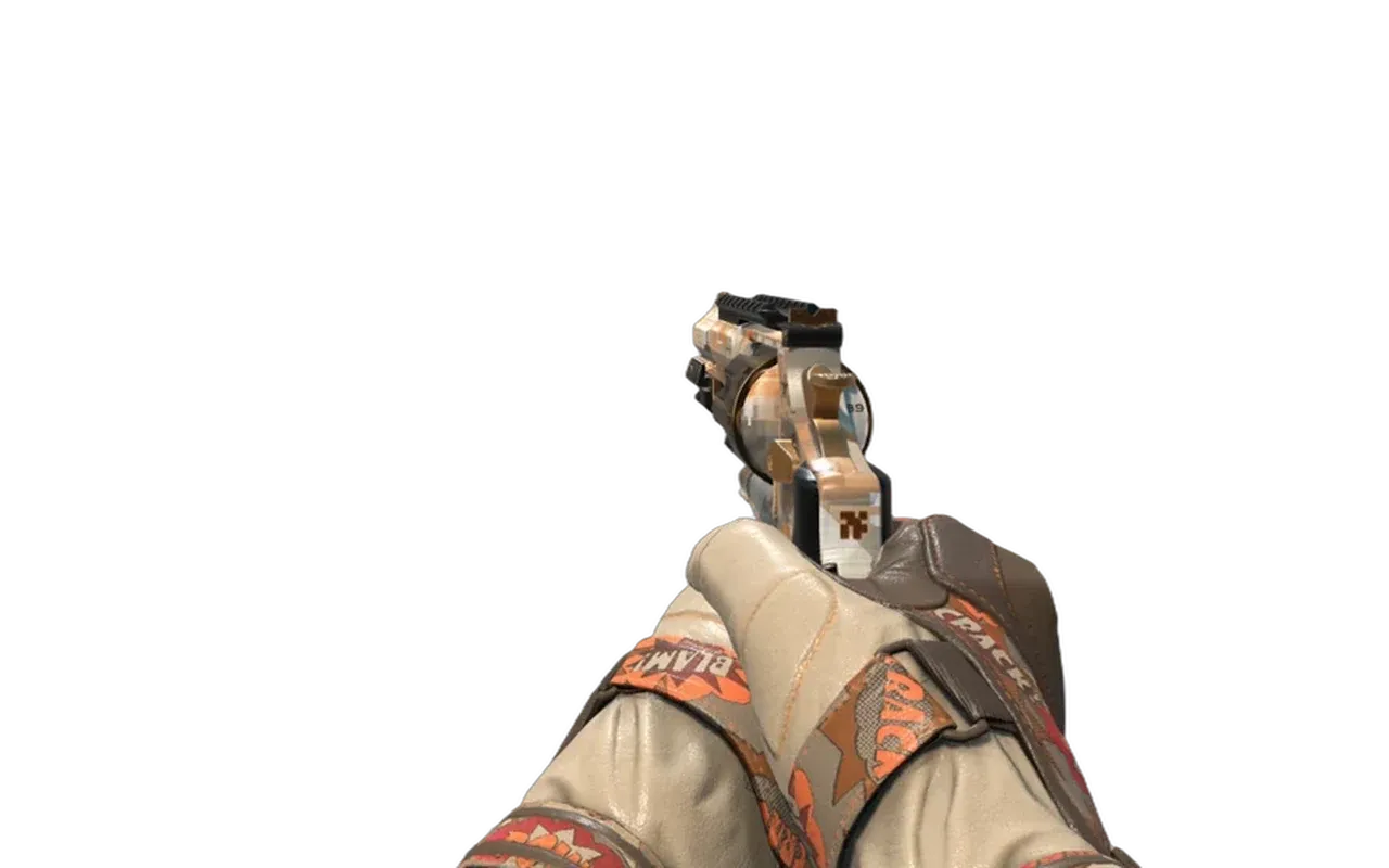 R8 Revolver Monarch with POW! Moto Gloves CS2 skin combo