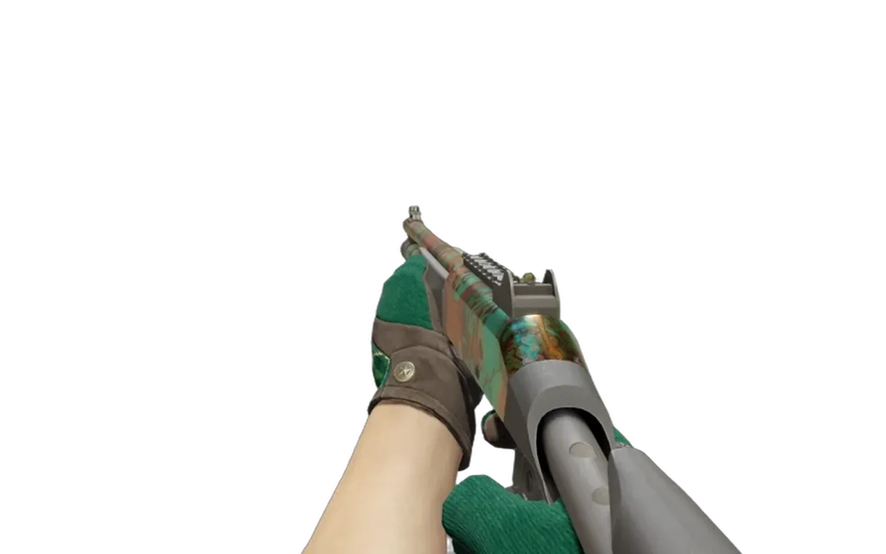 XM1014 Bone Machine with Hand Sweaters Driver Gloves CS2 skin combo
