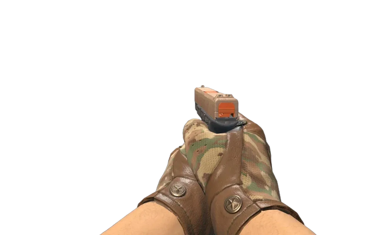 Glock-18 Ifrit Lattice with Convoy Driver Gloves CS2 skin combo