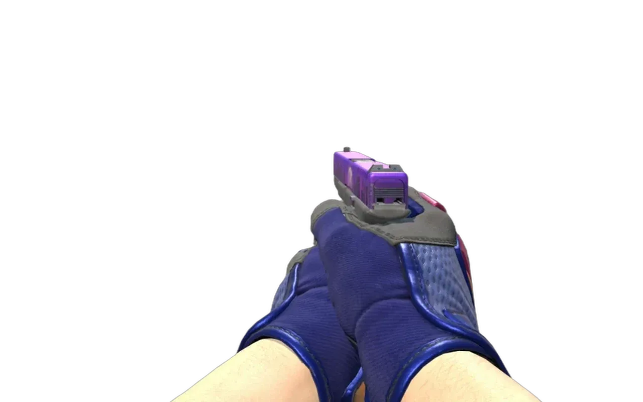 Glock-18 Moonrise with Fade Specialist Gloves CS2 skin combo