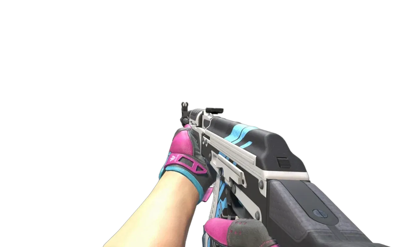 AK-47 Vulcan with Vice Sport Gloves CS2 skin combo