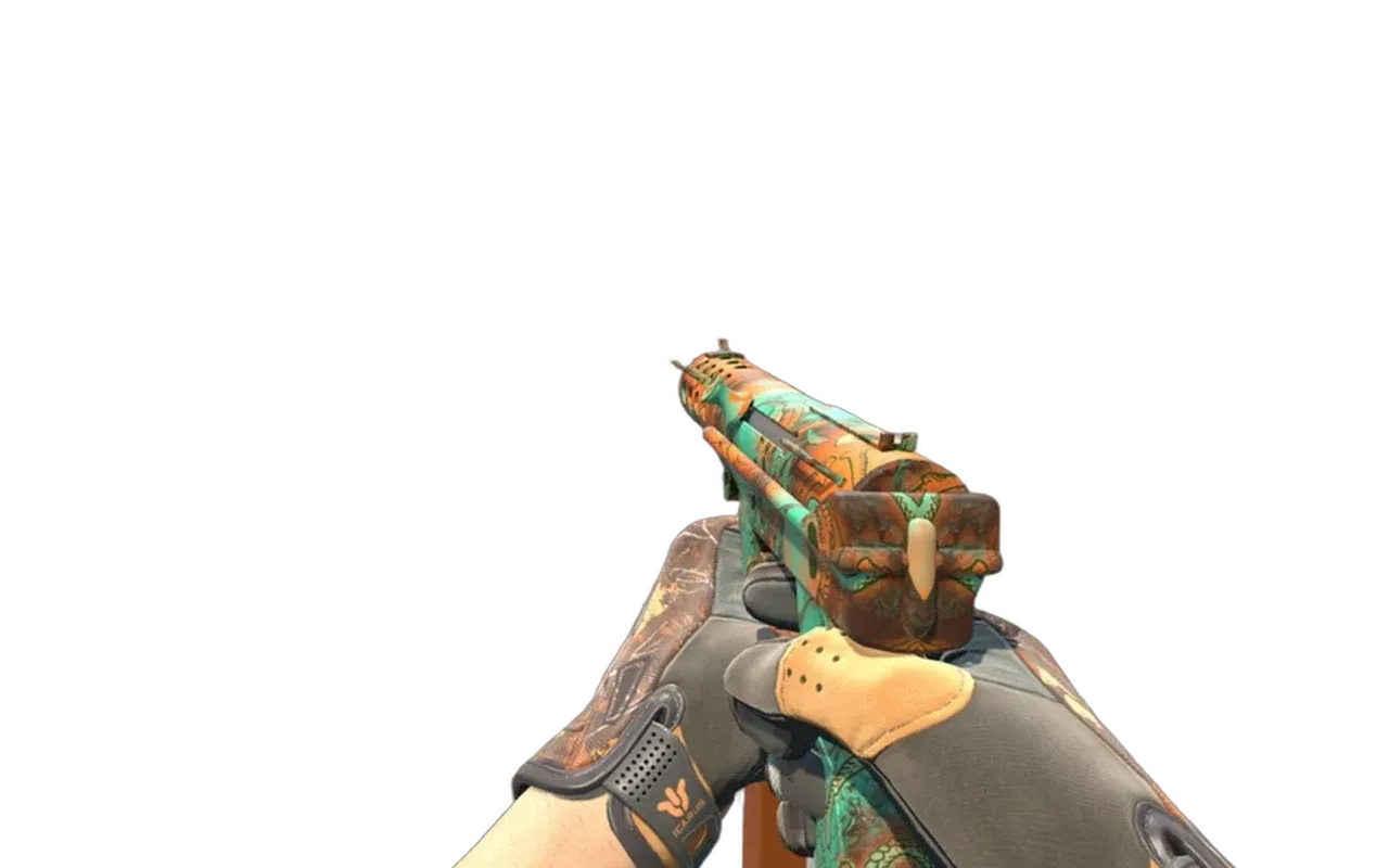 Tec-9 Toxic with Big Game Sport Gloves CS2 skin combo