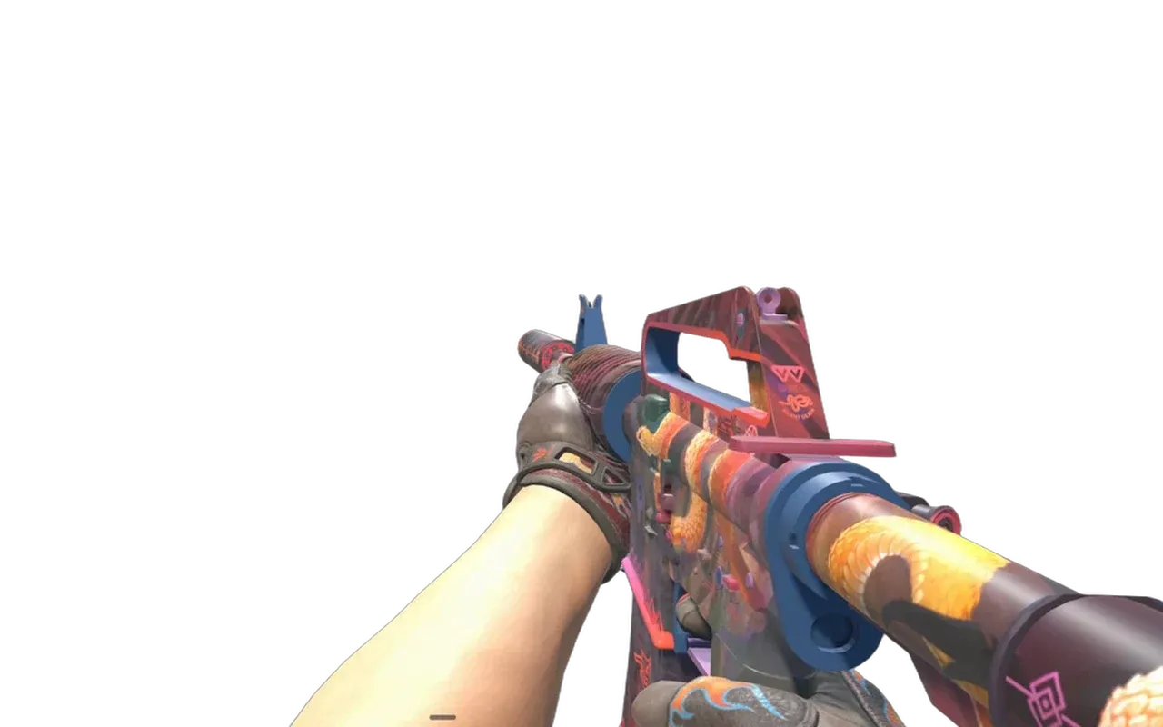 M4A1-S Welcome to the Jungle with Blaze Sport Gloves CS2 skin combo