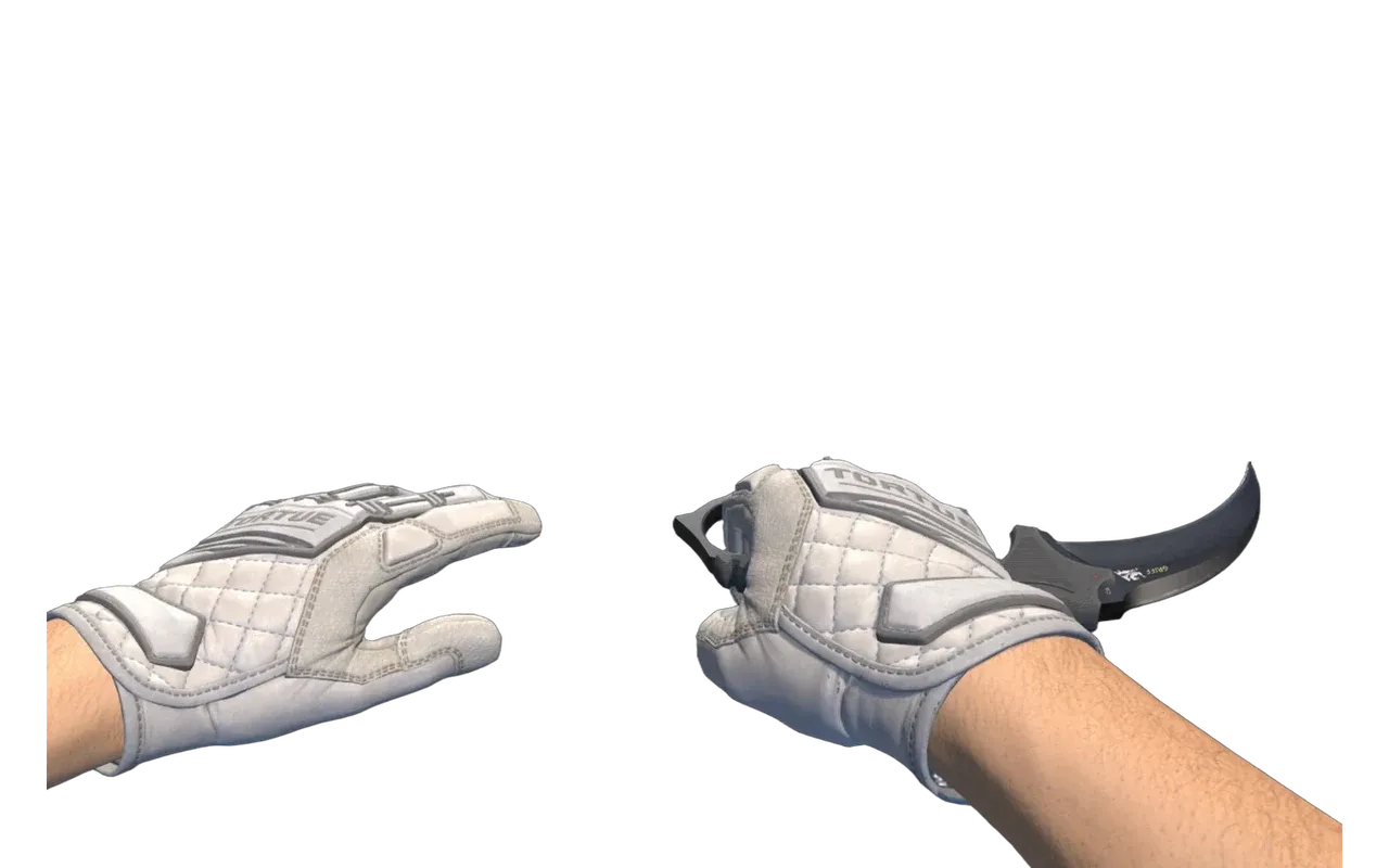 Karambit with Pillow Punchers Specialist Gloves CS2 skin combo