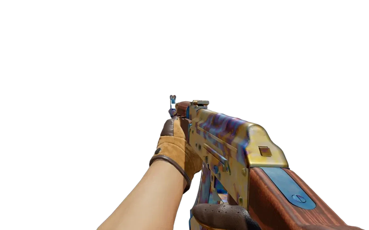 AK-47 Case Hardened with Overtake Driver Gloves CS2 skin combo