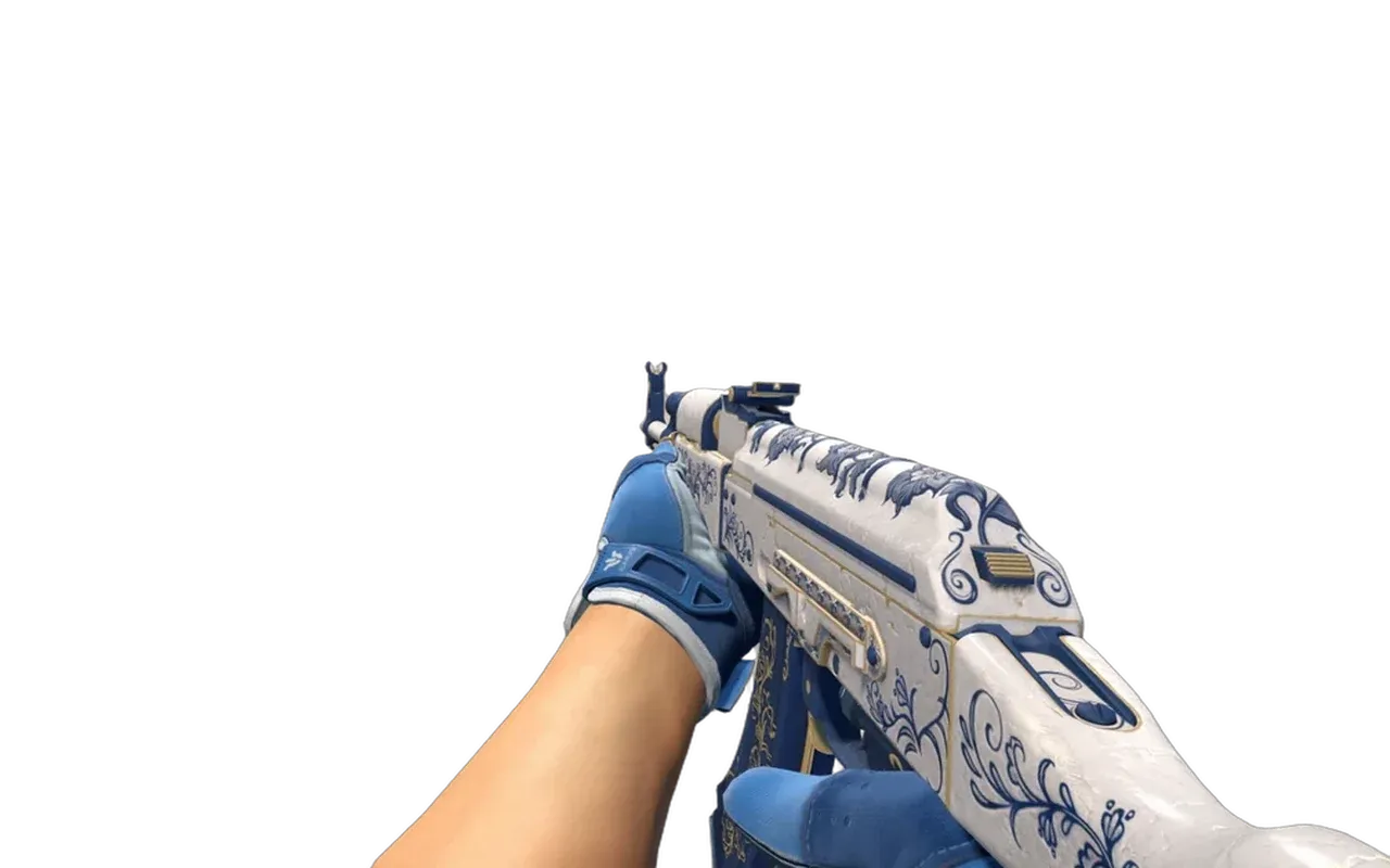 AK-47 Inheritance with Amphibious Sport Gloves CS2 skin combo