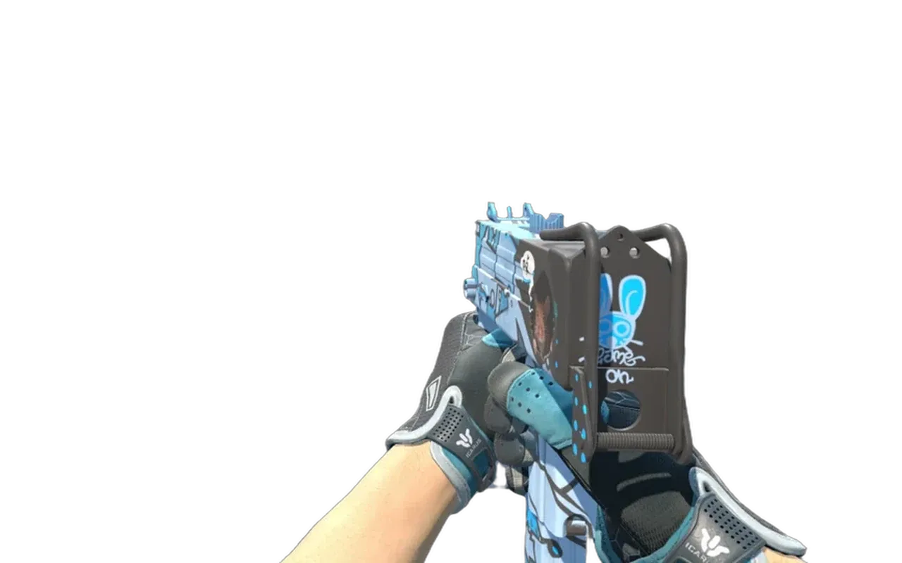 MAC-10 Pipsqueak with Superconductor Sport Gloves CS2 skin combo