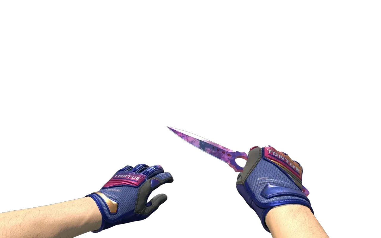 Skeleton Knife Doppler Phase 2 with Fade Specialist Gloves CS2 skin combo