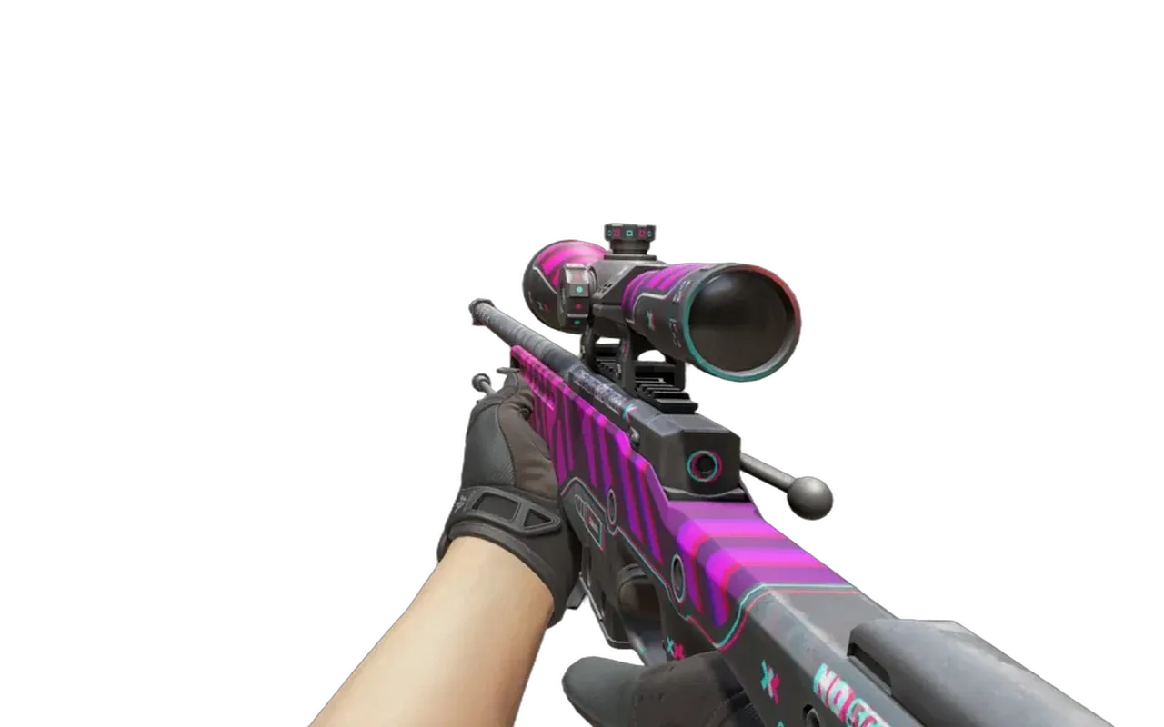 AWP Chromatic Aberration with Nocts Sport Gloves CS2 skin combo