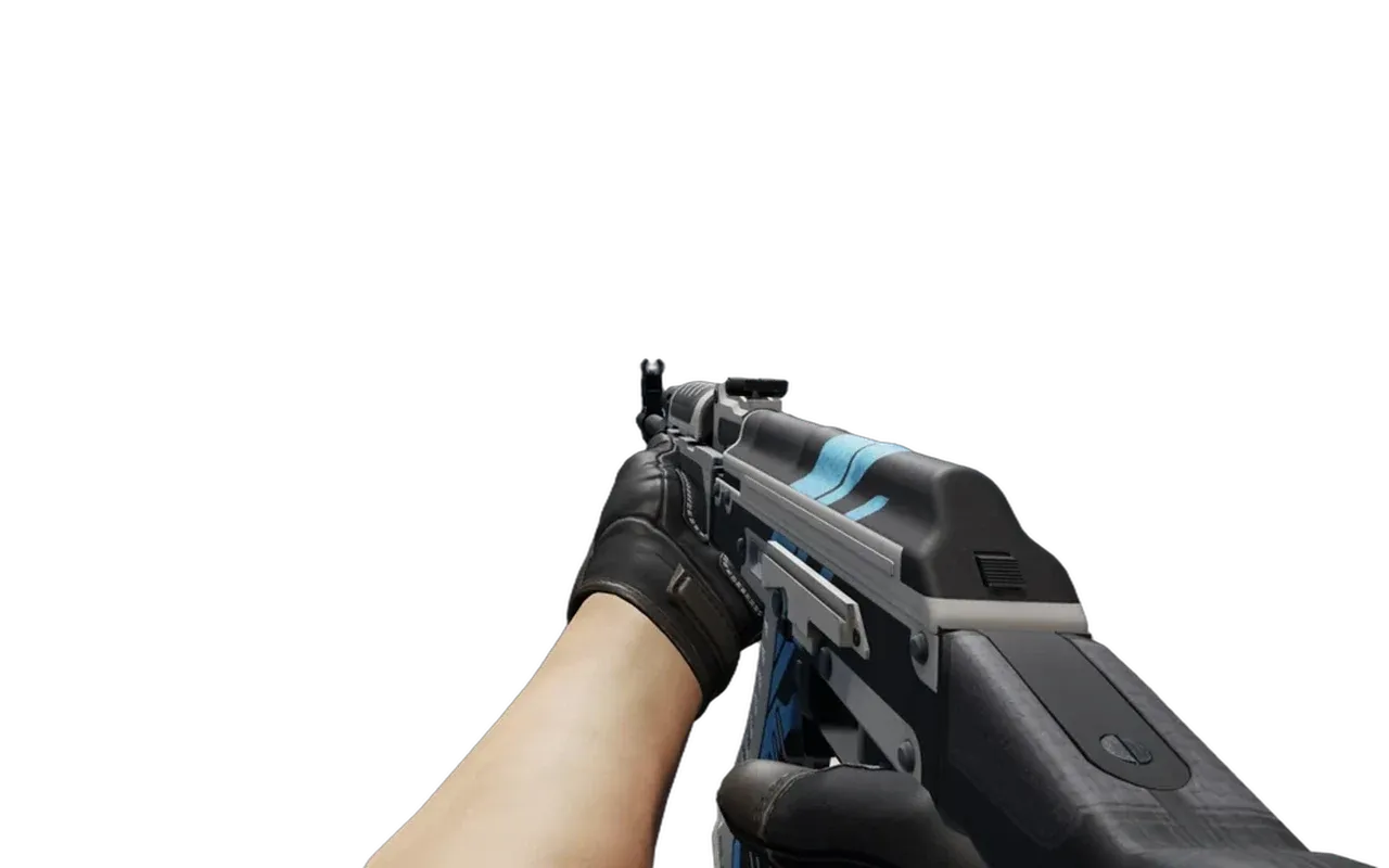 AK-47 Vulcan with Blackbook Specialist Gloves CS2 skin combo