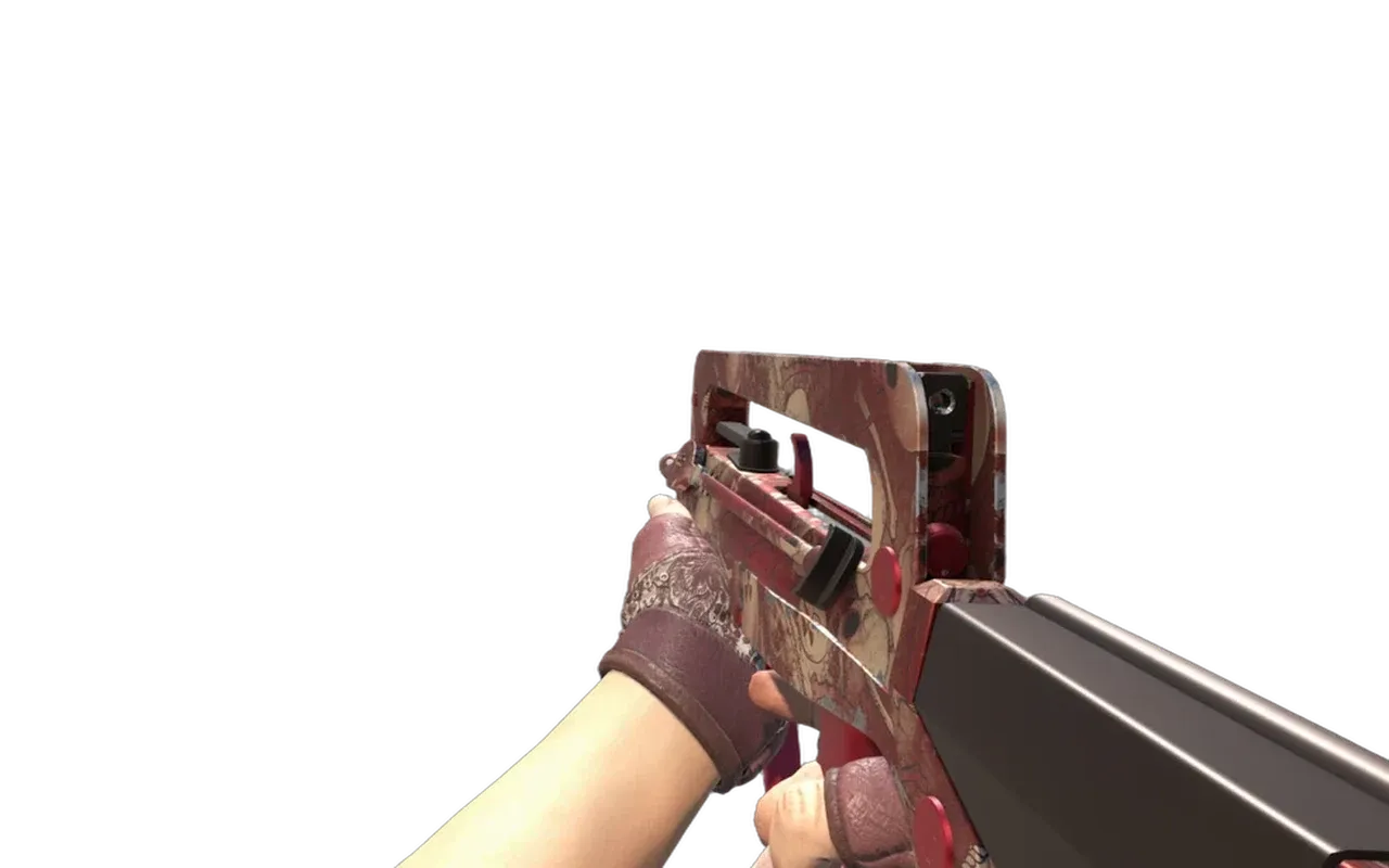FAMAS Styx with Needle Point Broken Fang Gloves CS2 skin combo