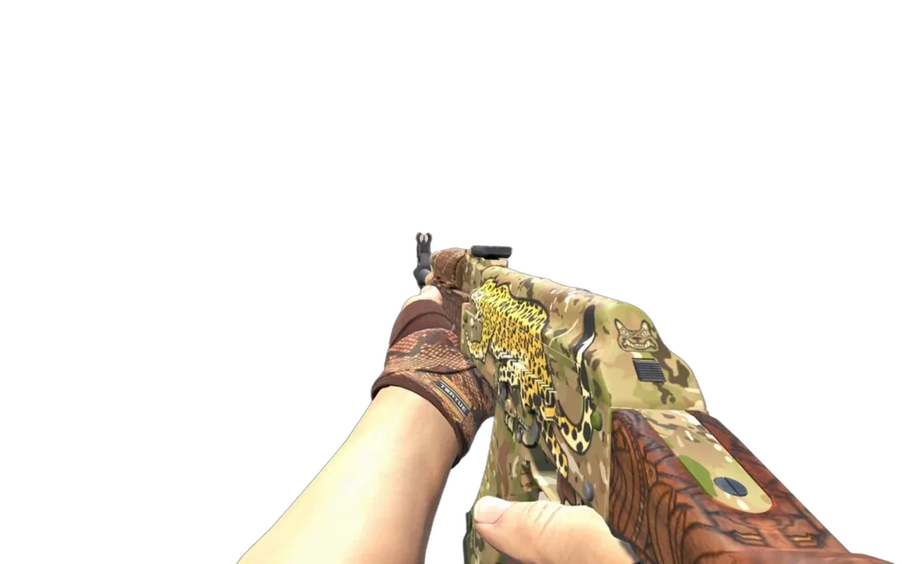 AK-47 Panthera onca with Constrictor Hand Wraps CS2 skin combo