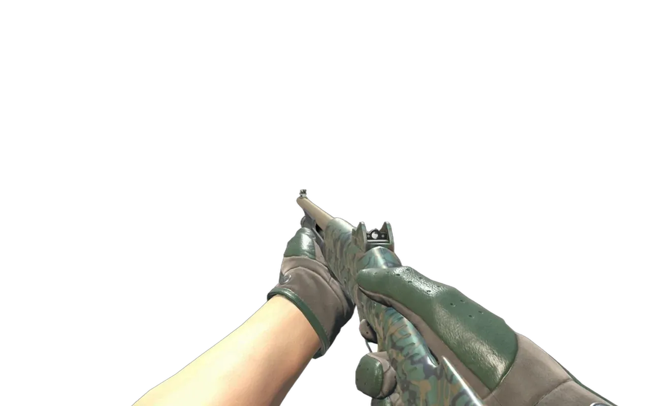 Nova Army Sheen with Racing Green Driver Gloves CS2 skin combo