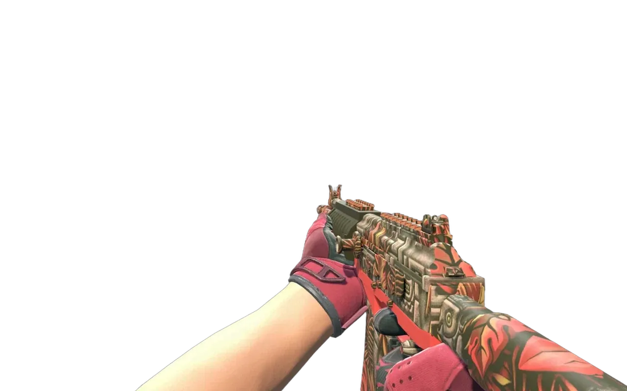 Galil AR Dusk Ruins with Scarlet Shamagh Sport Gloves CS2 skin combo