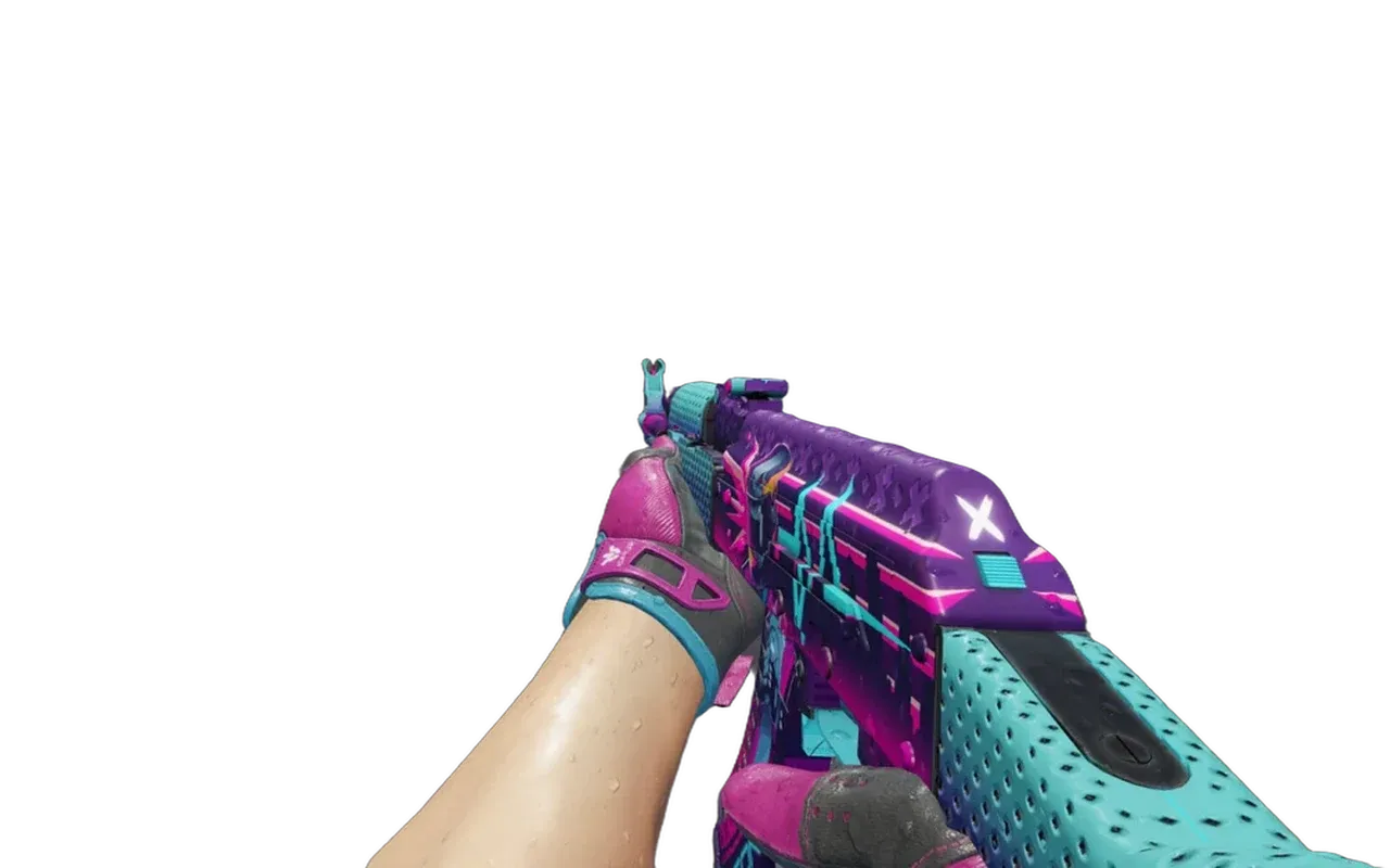 AK-47 Neon Rider with Vice Sport Gloves CS2 skin combo
