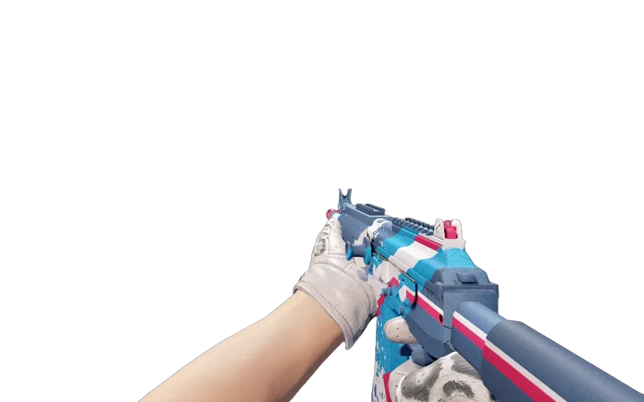 Galil AR Rocket Pop with Snow Leopard Driver Gloves CS2 skin combo