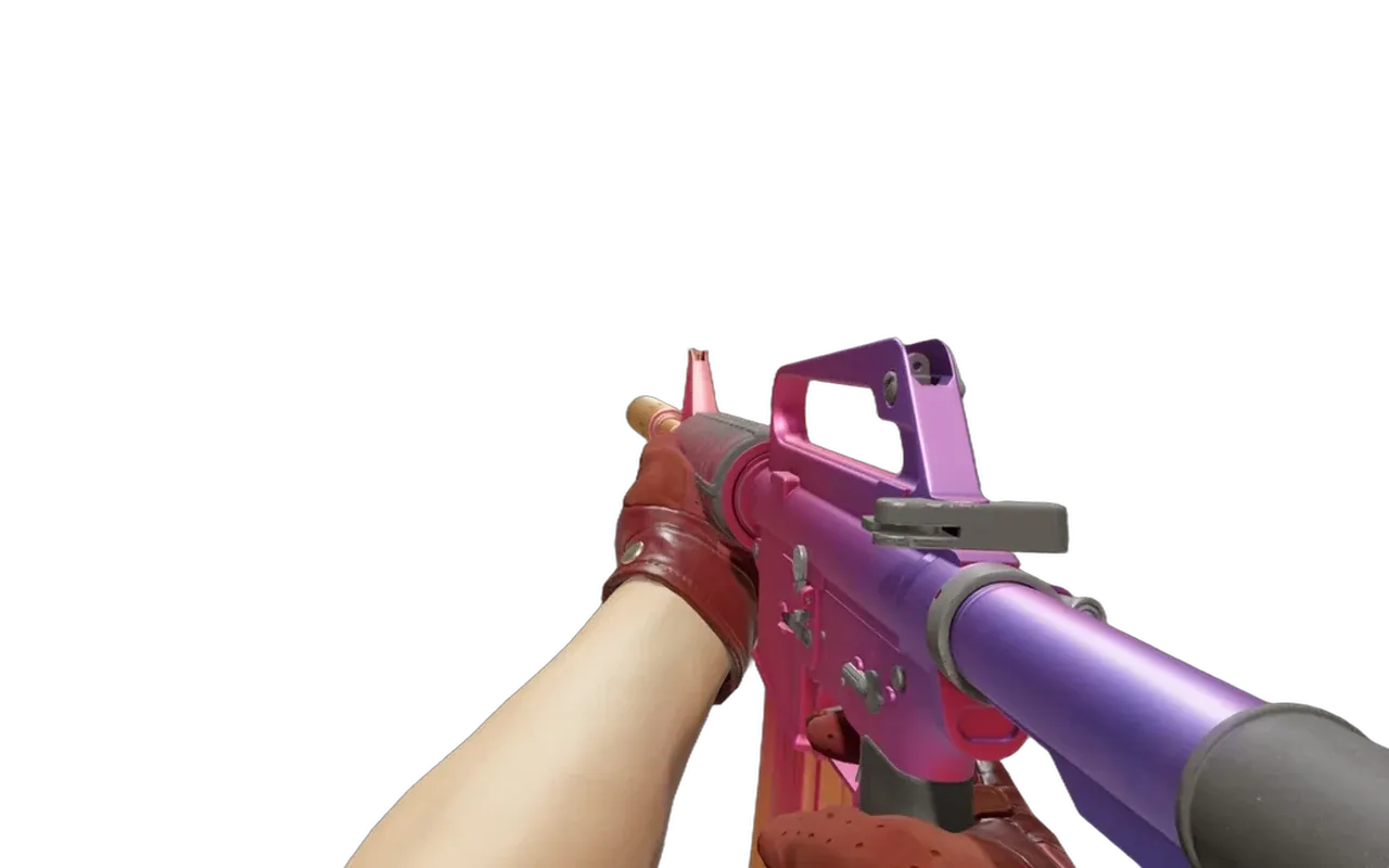 M4A1-S Fade with Brocade Crane Driver Gloves CS2 skin combo
